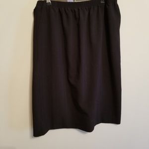 Alfred Dunner black skirt